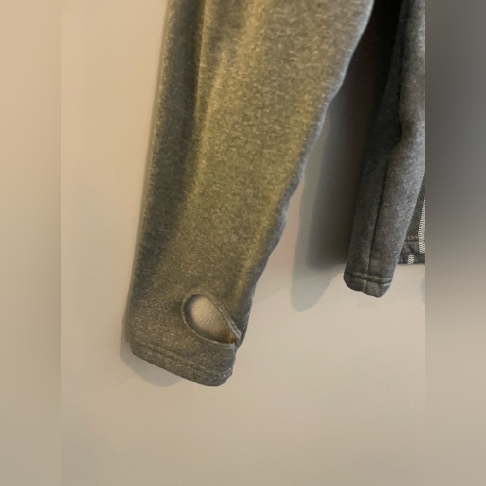 Obermeyer Heathered Gray Quarter Zip Jacket - Picture 2 of 6